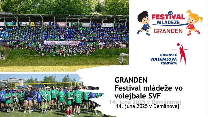 GRANDEN Festival mládeže SVF - spustenie prihlasovania
