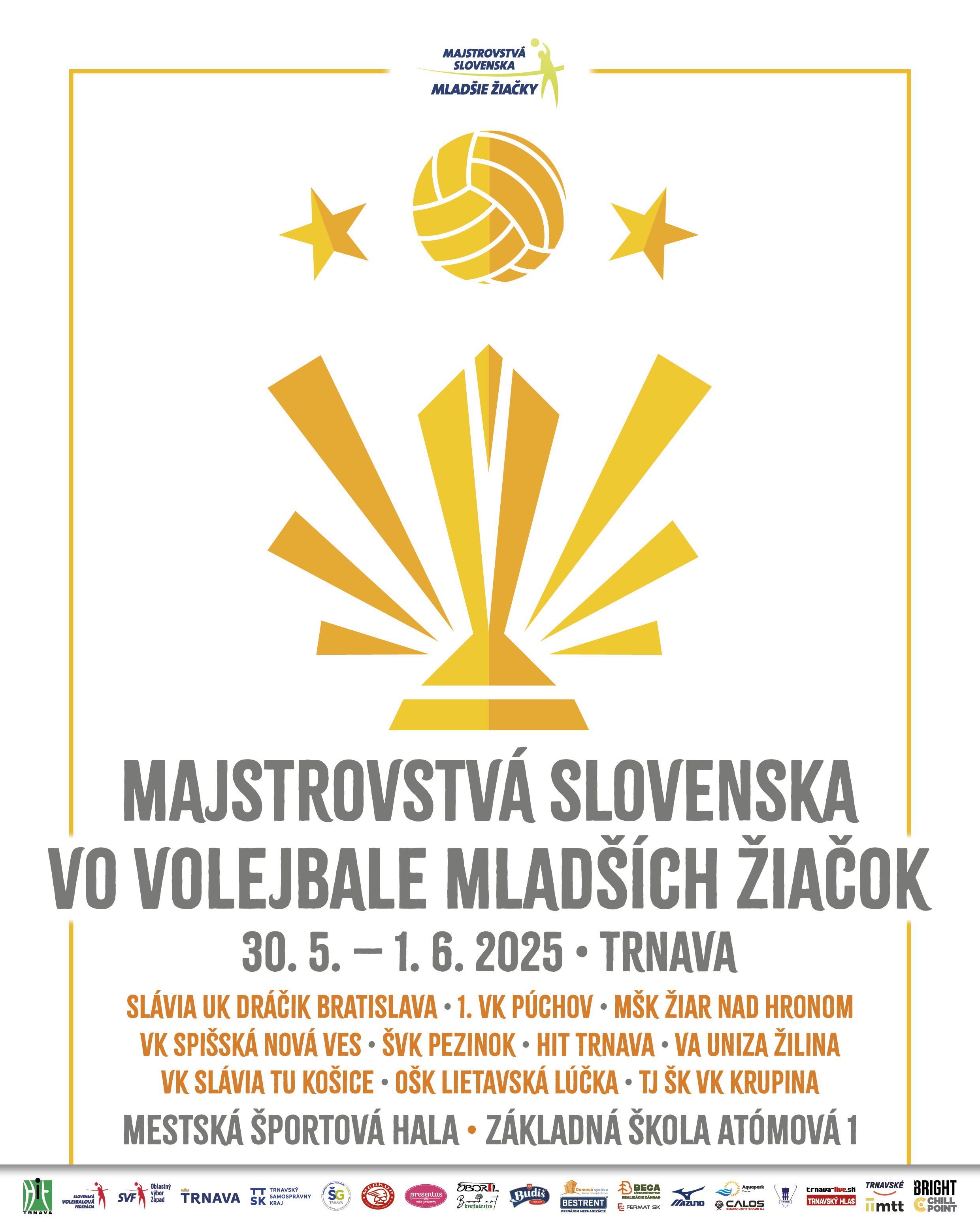 Finálový turnaj M-SR mladších žiačok (30.5.-1.6., Trnava)