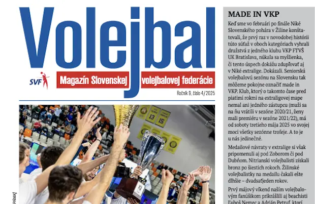 Vychádza nové číslo magazínu Volejbal - apríl 2025