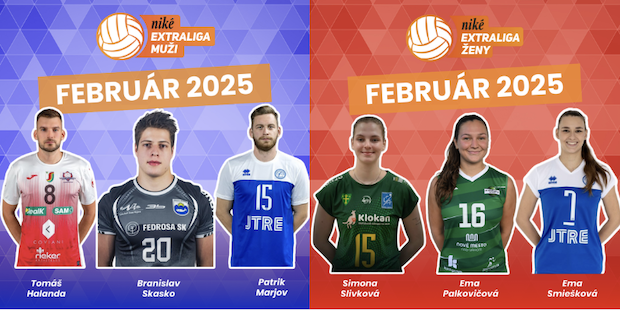 Hlasujte o hráča a hráčku mesiaca február Niké Extraligy
