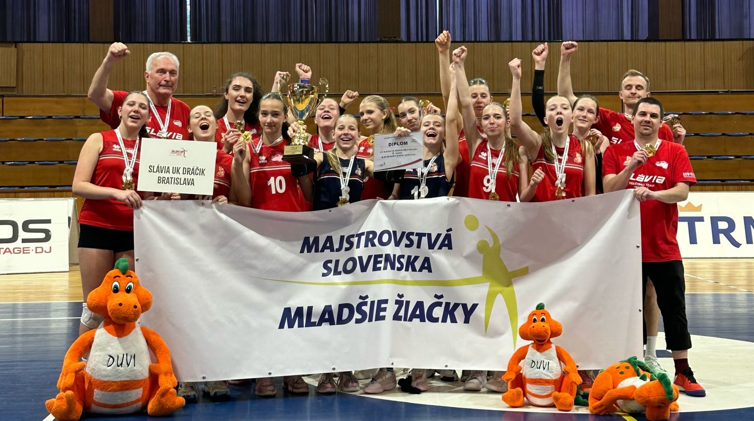 Majsterkami Slovenska mladších žiačok sa stali slávistky