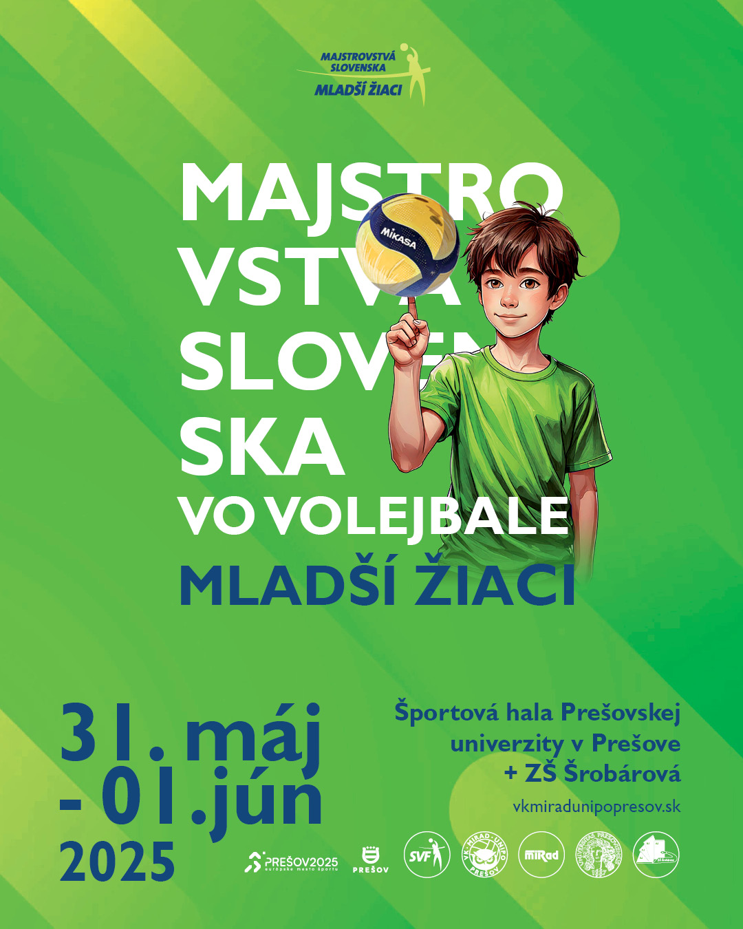 Finálový turnaj M-SR mladších žiakov (31.5.-1.6., Prešov)
