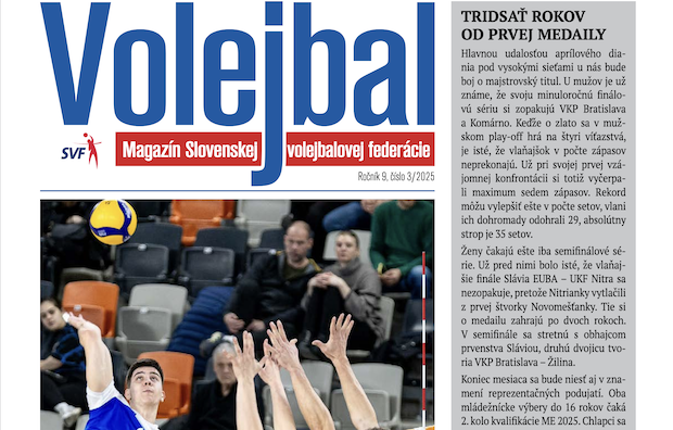Vychádza nové číslo magazínu Volejbal - marec 2025