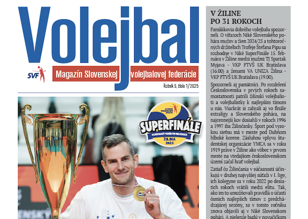Vychádza nové číslo magazínu Volejbal - január 2025