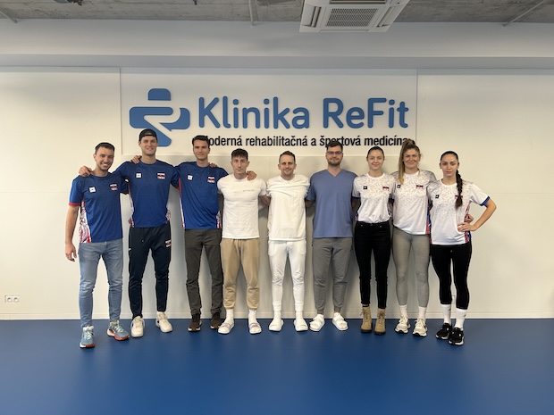 Spolupráca s klinikou ReFit pri starostlivosti o reprezentantov Slovenska v plážovom volejbale