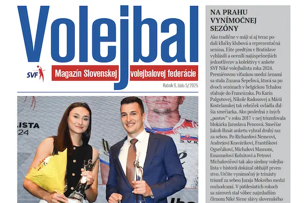 Vychádza nové číslo magazínu Volejbal - máj 2025